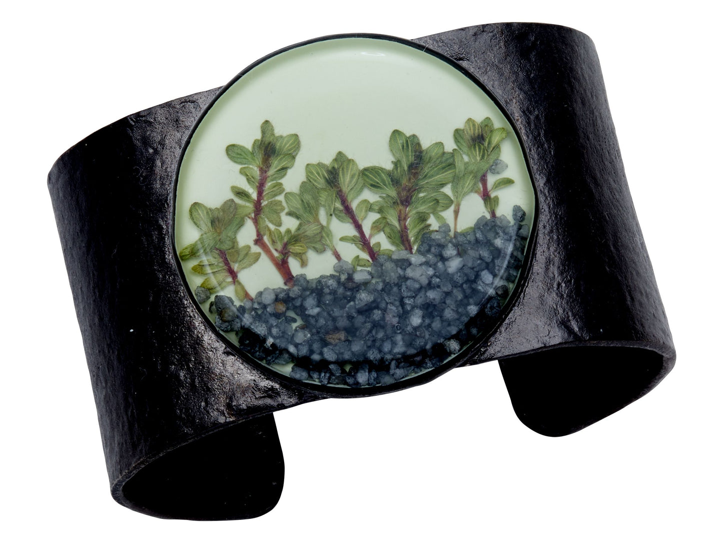 "Succulents" Thyme Large Round Cuff