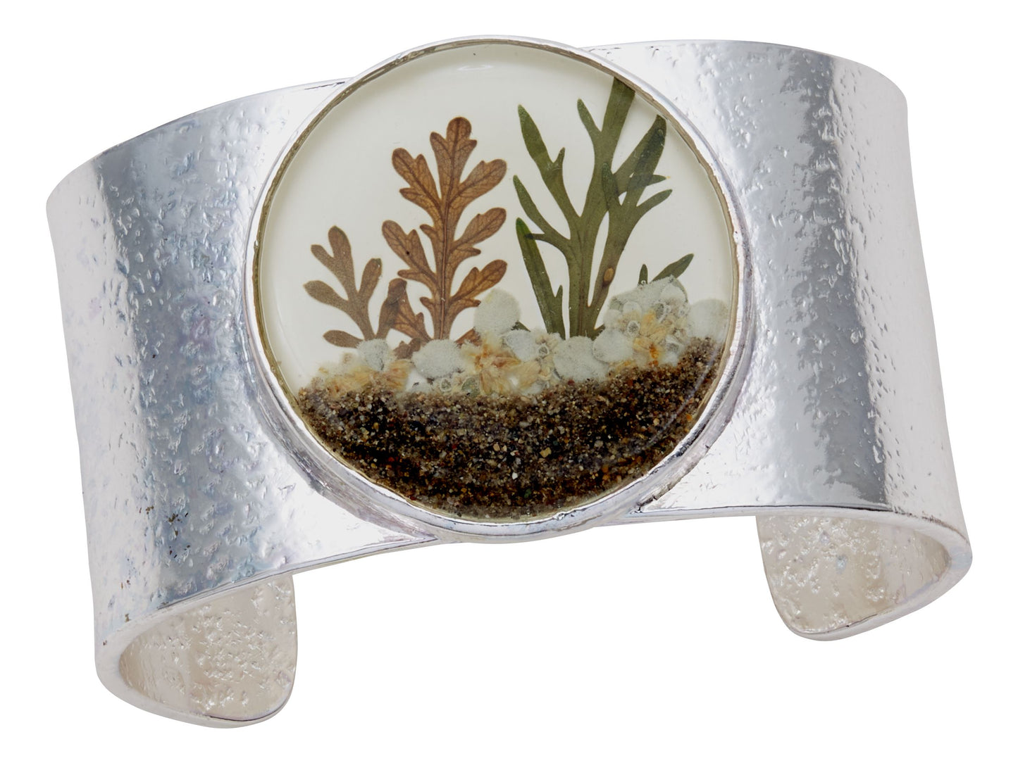"Succulents" Mixed Foliage Large Round Cuff