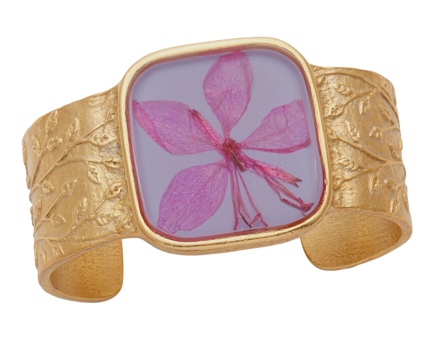Mountain Peach Blossom Large Square Cuff